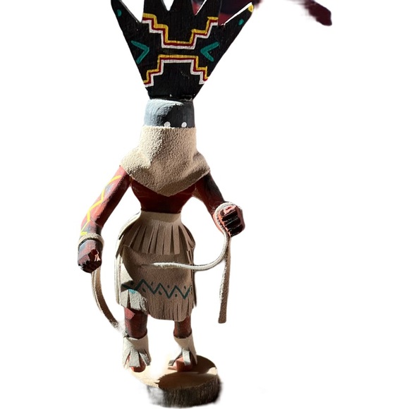 Vintage Kachina doll. Signed. Sol as is.